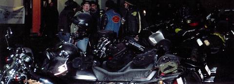 Bikers alla festa invernale 2003